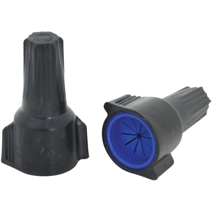 Ideal Industries WeatherProof Large Aqua Blue/Dark Blue Copper to Copper Wire Connector (15-Pack)