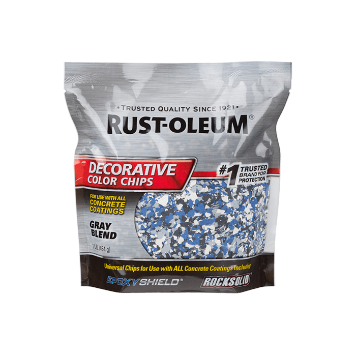 Rustoleum Concrete Prep & Accessories Decorative Color Chips (Gray Blend) 1 lb