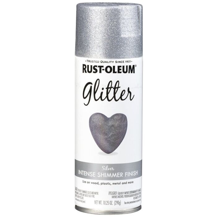 Rust-Oleum Specialty Spray Paint (Glitter - Silver) 10.25 oz
