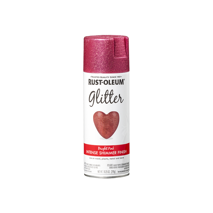 Rust-Oleum Glitter Bright Pink Spray 10oz