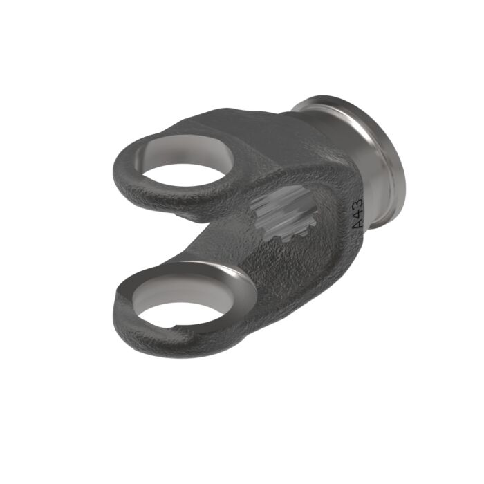 Weasler 6 series yoke with 1-15 spline bore and weld connection