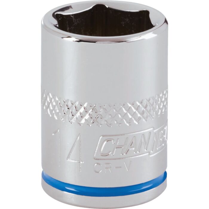 Channellock 3/8 In. Drive 14 mm 6-Point Shallow Metric Socket