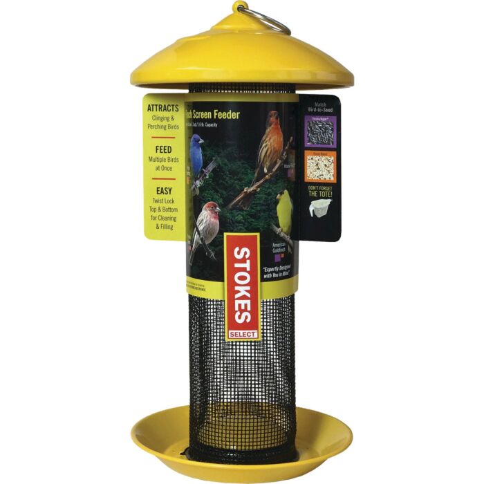 Stokes Select Finch Screen Feeder (Yellow) 1 lb
