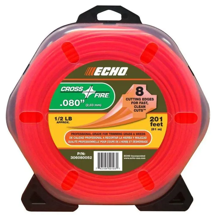 Echo Cross-Fire Premium Small Clam Trimmer Line - .080 in. x 201 ft