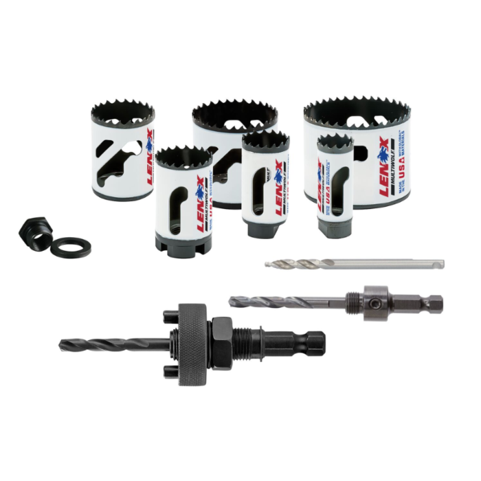 Lenox LENOX Bi-Metal Speed Slot Hole Saw With T3 Technology, Electrician'S Kit, 10 Piece