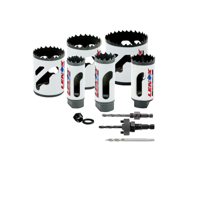 Lenox LENOX 30808-600P Bi-Metal Speed Slot Hole Saw With T3 Technology, Plumber'S Kit, 10 Piece
