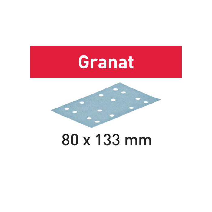 Grit Abrasives STF 80x133 P120 GR/100 Granat