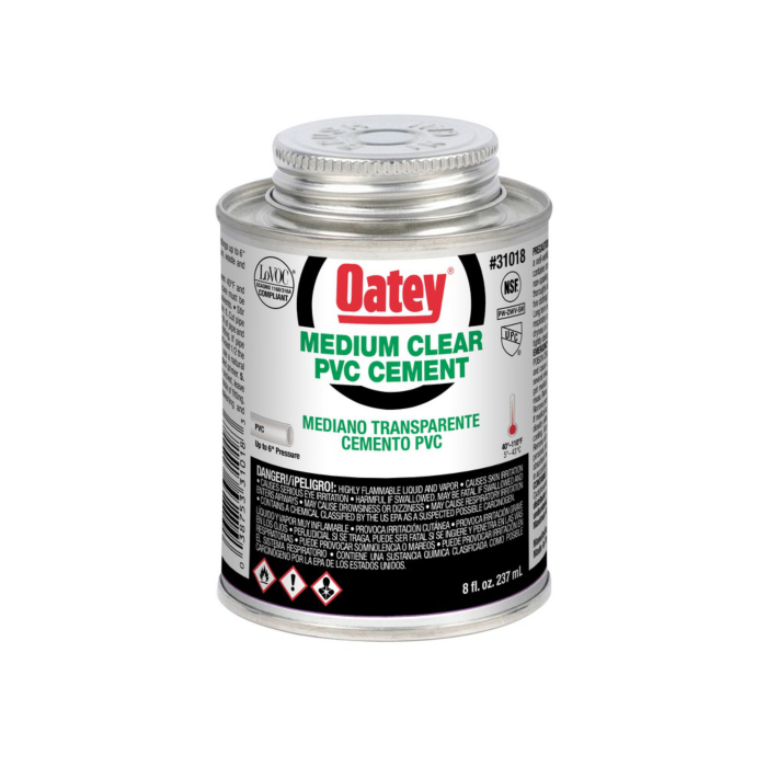 OATEY Oatey® 8 oz. PVC Medium Body Clear Cement