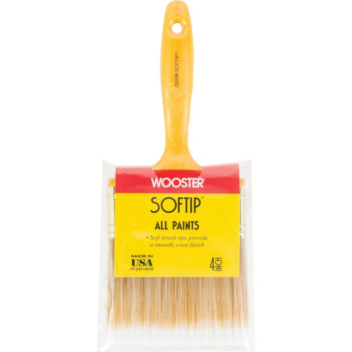 WOOSTER Softip 4 in. Flat Sash Brush