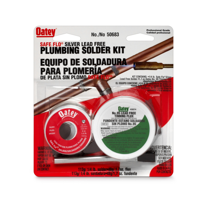 OATEY Oatey® Safe-Flo® 8 oz. Silver Solder and No. 95 Flux Kit