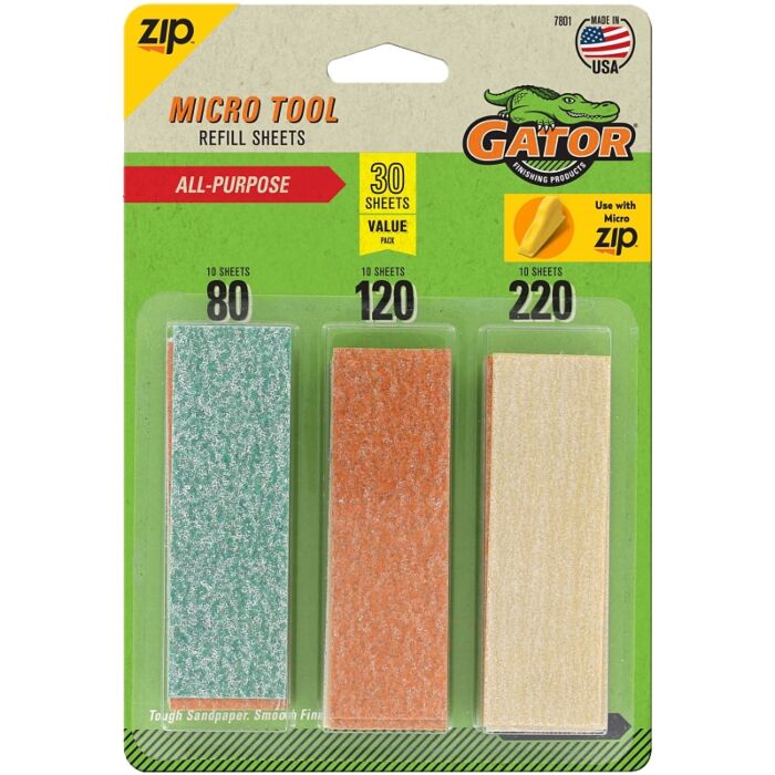Gator MicroZip Refill Sheets