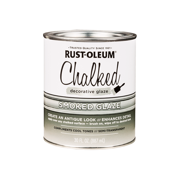 Rustoleum Chalked Paint Decorative Glaze (Smoked) 30 oz
