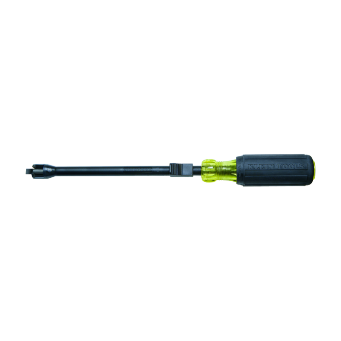 Klein Tools 1/4-Inch Cabinet Gripping Screwdriver, 7-Inch Round Shank