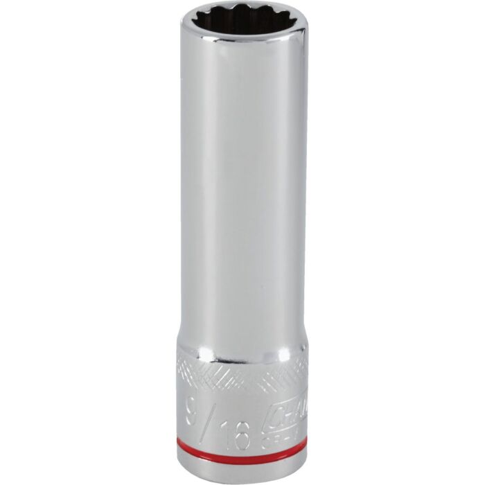 Channellock 1/2 In. Drive 9/16 In. 12-Point Deep Standard Socket