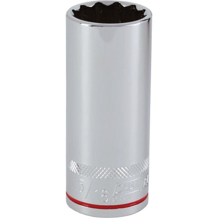 Channellock 1/2 In. Drive 15/16 In. 12-Point Deep Standard Socket