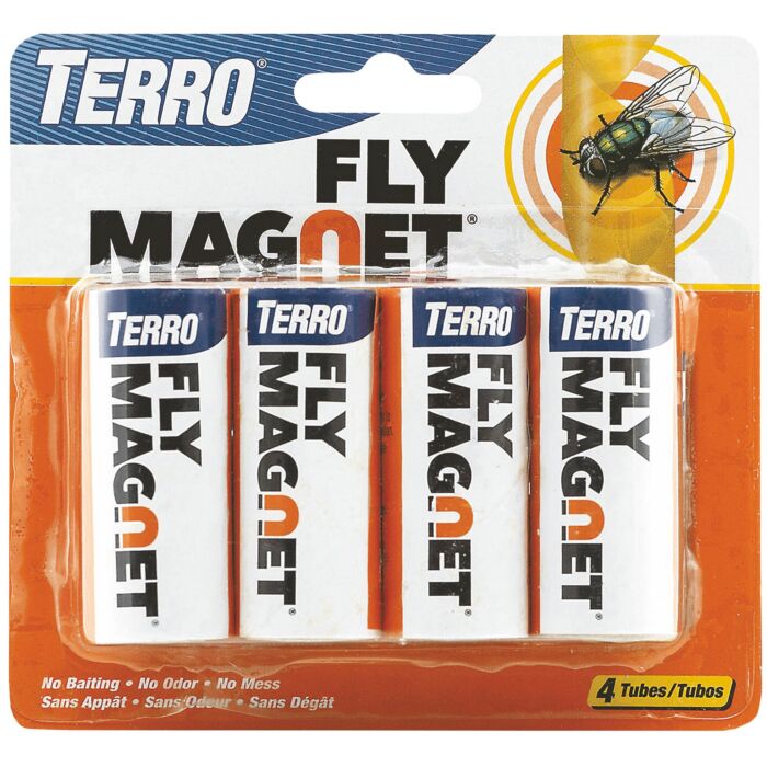 Terro TERRO Fly Magnet Sticky Fly Paper Trap - 4 pack