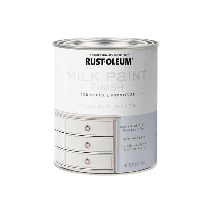 Rust-Oleum Milk Paint Finish (Classic White) 1 qt.