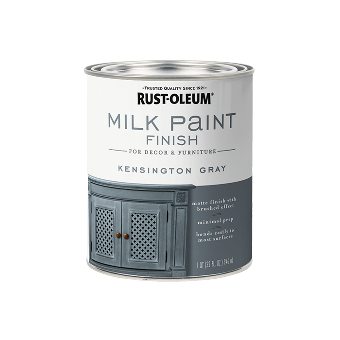 Rust-Oleum Milk Paint Finish (Kensington Gray) 1 qt.