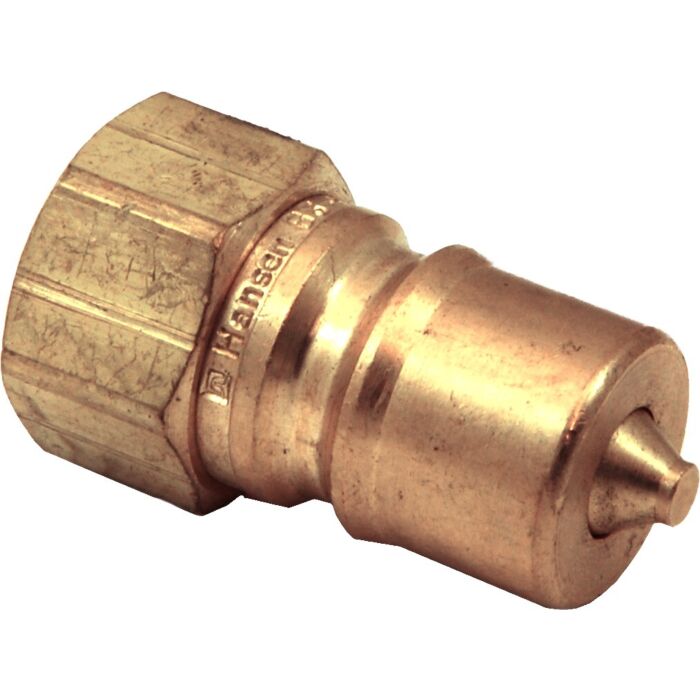 1/4" ISO-B Quick Connect Brass Plug