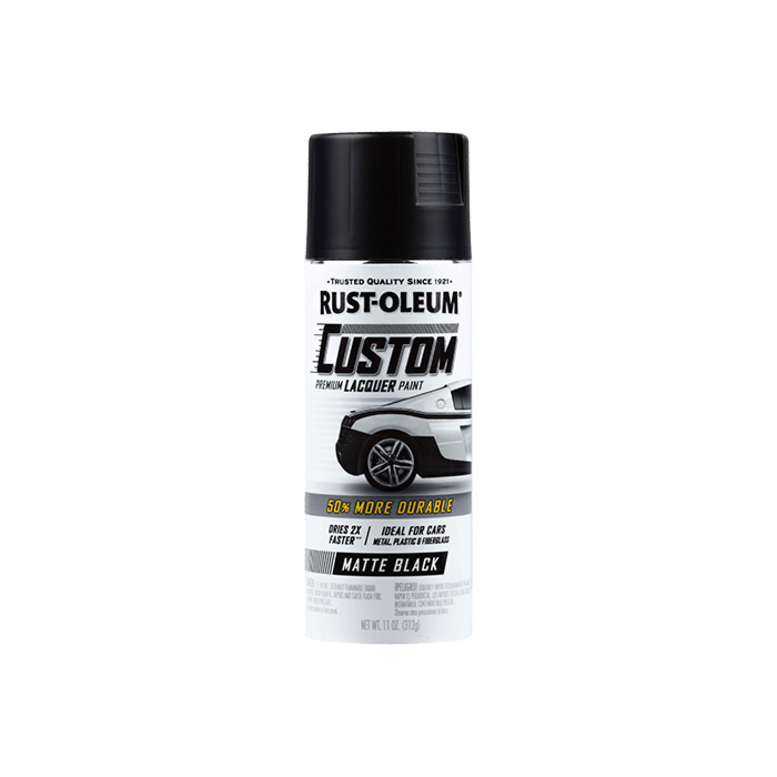 Rustoleum Premium Custom Lacquer (Matte - Black) 11 oz
