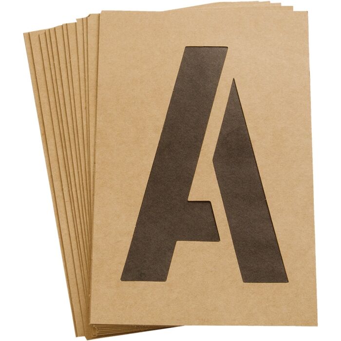 HY-KO Hy-Ko 6 In. Letter, Number & Symbol Stencil Set