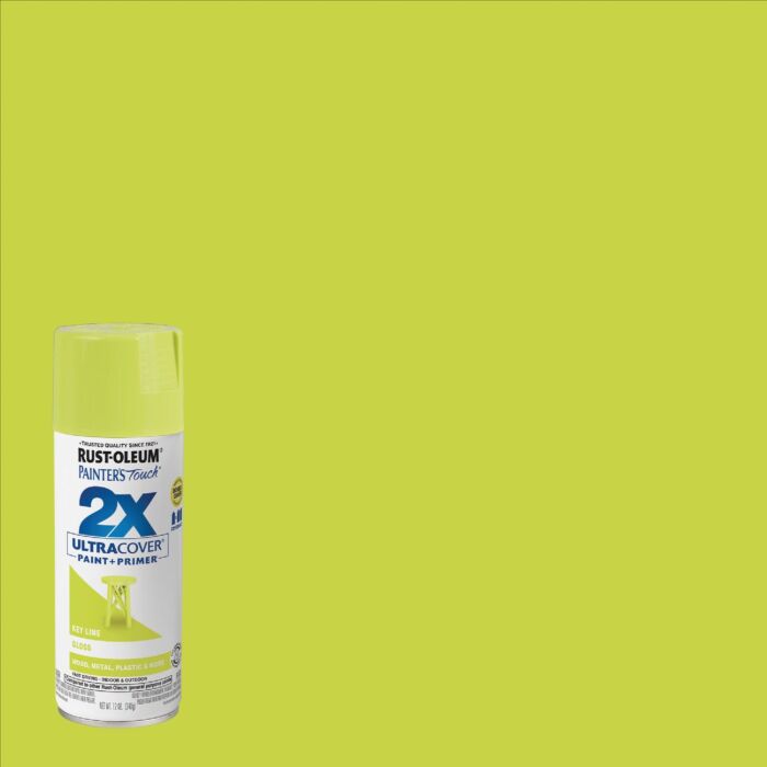 Rust-Oleum Painter's Touch® 2X Ultra Cover® Spray Paint (Gloss - Key Lime) 12 oz
