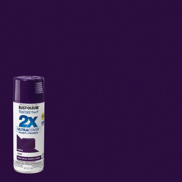 Rust-Oleum Painter's Touch® 2X Ultra Cover® Spray Paint (Gloss - Purple) 12 oz