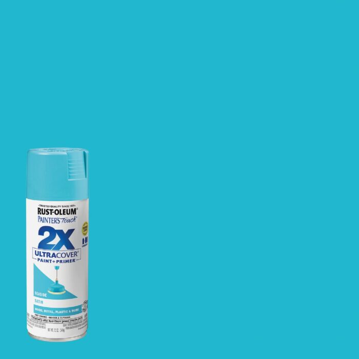 Rust-Oleum Painter's Touch® 2X Ultra Cover® Spray Paint (Gloss - Seaside) 12 oz