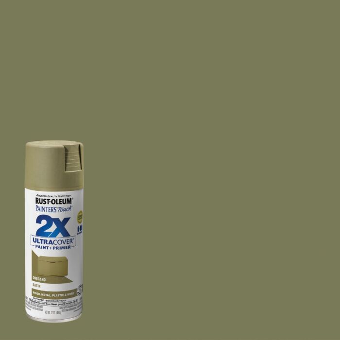 Rust-Oleum Painter's Touch® 2X Ultra Cover® Spray Paint (Satin - Oregano) 12 oz