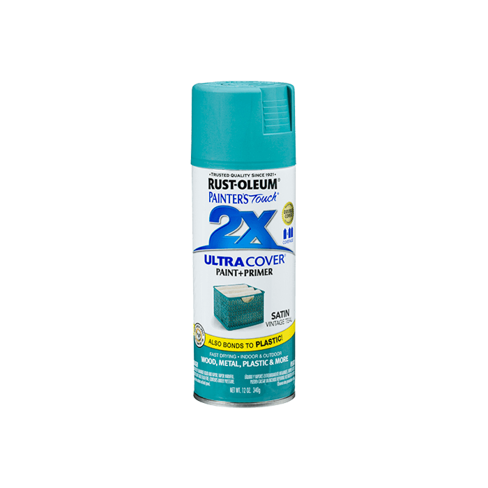 Rust-Oleum Painter's Touch® 2X Ultra Cover® Spray Paint - 12 oz - Satin Vintage Teal