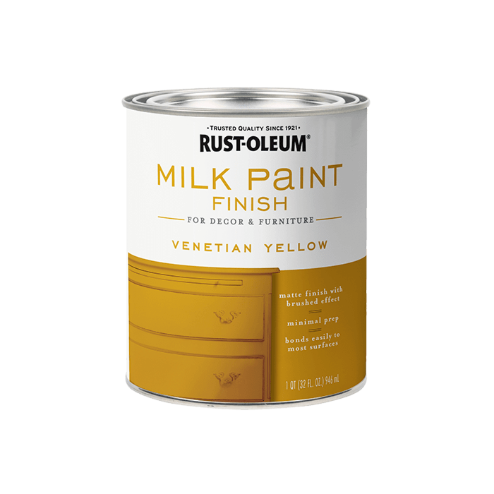 Rust-Oleum Milk Paint Finish (Venetian Yellow) 1 qt.