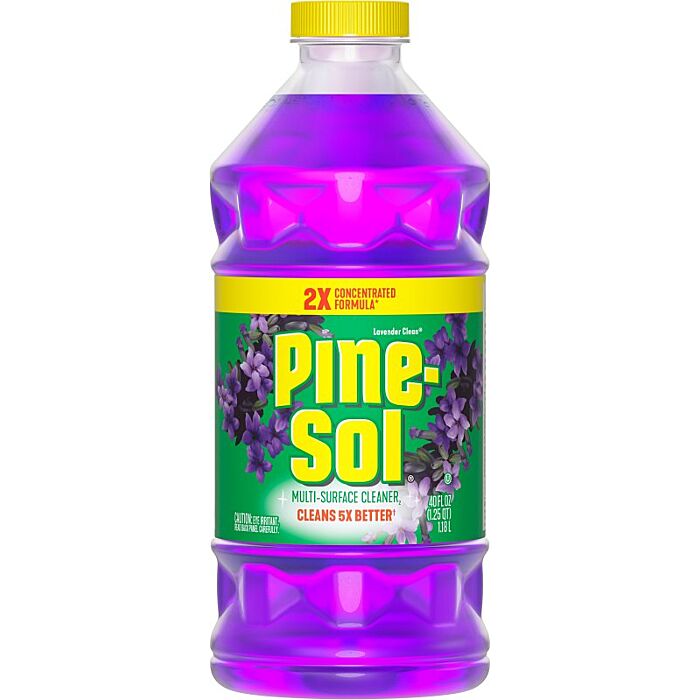 Pine-Sol 10041294601662 Multi-Surface Cleaner and Disinfectant, 40 oz, Bottle, Liquid, Lavender Clean
