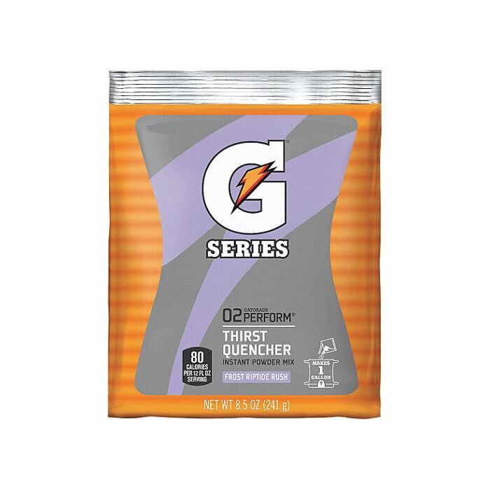 Gatorade® 33665 Riptide Rush 8.5 oz Pouch Thirst Quencher Instant Powder