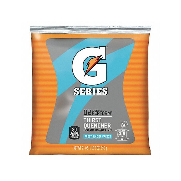 Gatorade® 33677 Glacier Freeze 21 oz Pouch Thirst Quencher Instant Powder