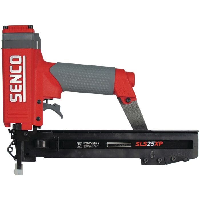 SENCO Senco 820103N Stapler, 1/4 in W Crown, 3/8 to 1-1/2 in L Leg, 168 Magazine, 1.92 cu-ft Air