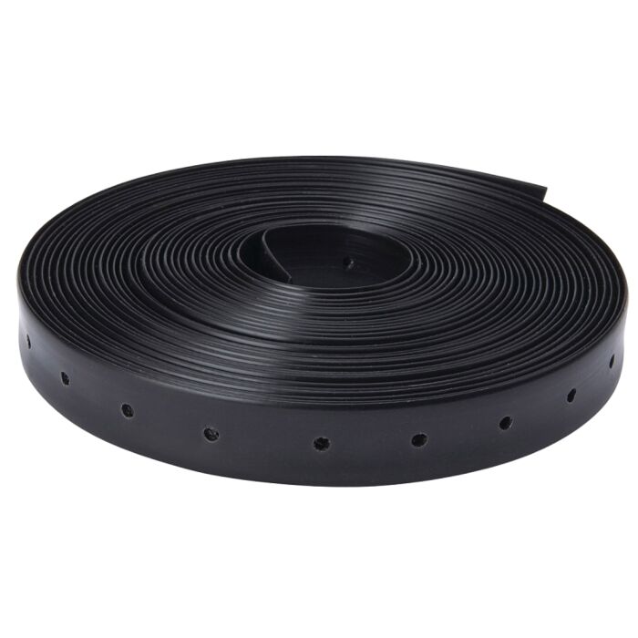 B&K Plastic Perforated Hanger Tape (Black) 3/4 in. x 10 ft