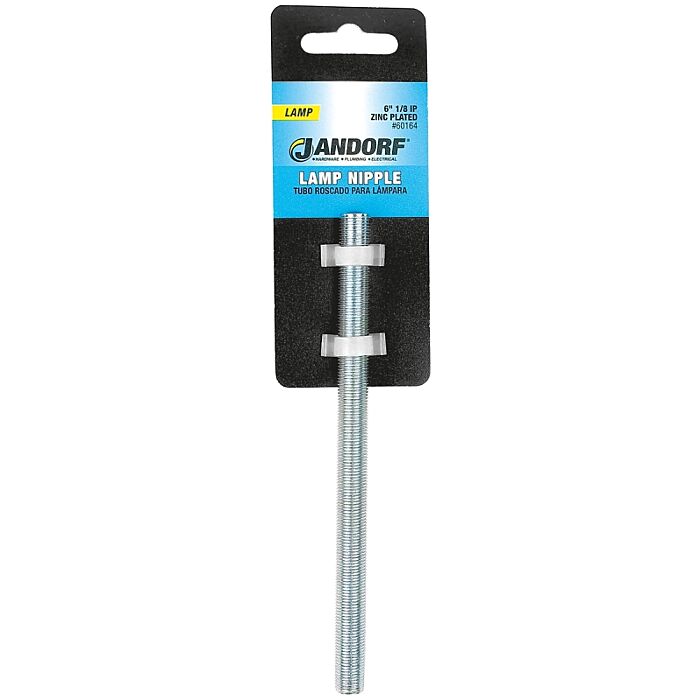 Jandorf 60164 Lamp Nipple, Zinc