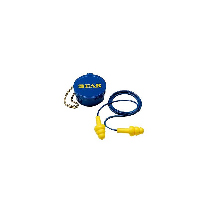 3M E-A-R UltraFit Earplugs 340-4002, Corded, Carrying Case