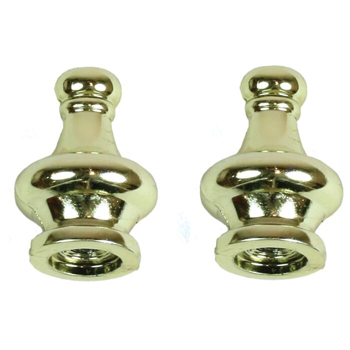 Jandorf 60102 Pyramid Finial, Brass