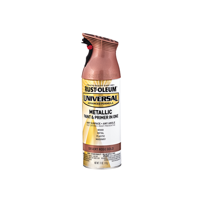 Rust-Oleum Universal Premium Spray Paint - 11 oz - Metallic Desert Rose Gold
