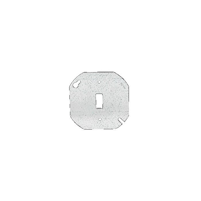 Southwire Galvanized 1-Gang Steel Pan Toggle Box Cover (Silver)