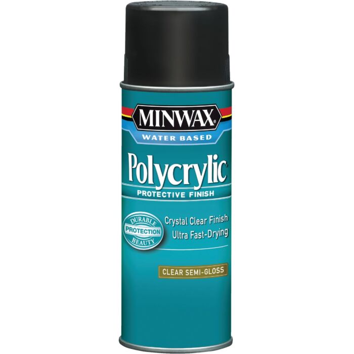 Minwax Polycrylic Protective Finish Spray (Semi-Gloss) 11.5 oz