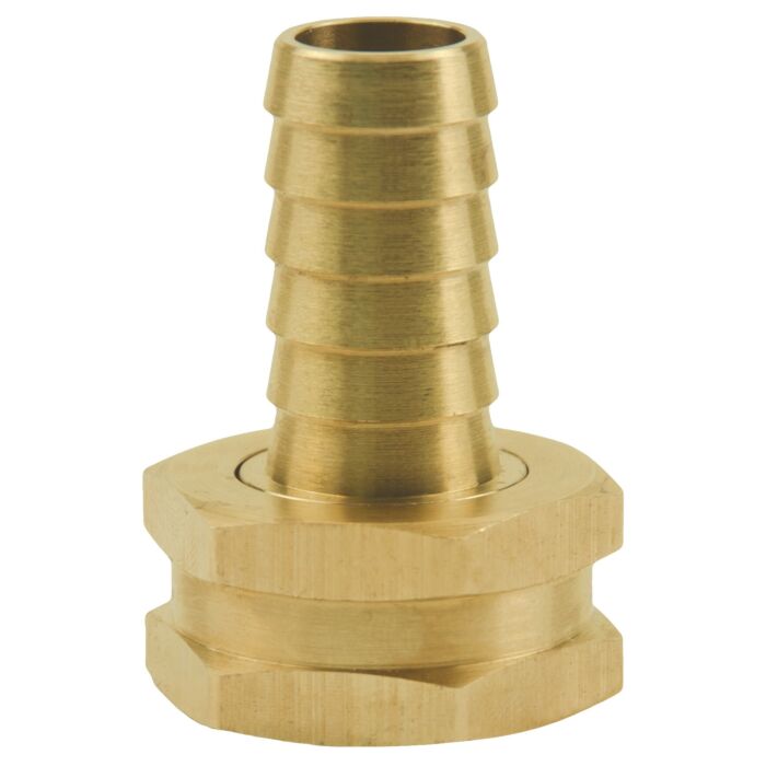 Brass Hose Adapter 3/4" FGH x 5/8" Swivel Barb