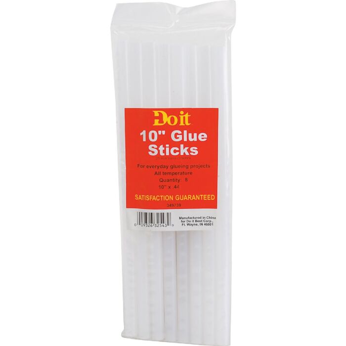 Do it Best Do it 10 In. Standard Clear Hot Melt Glue (8-Pack)