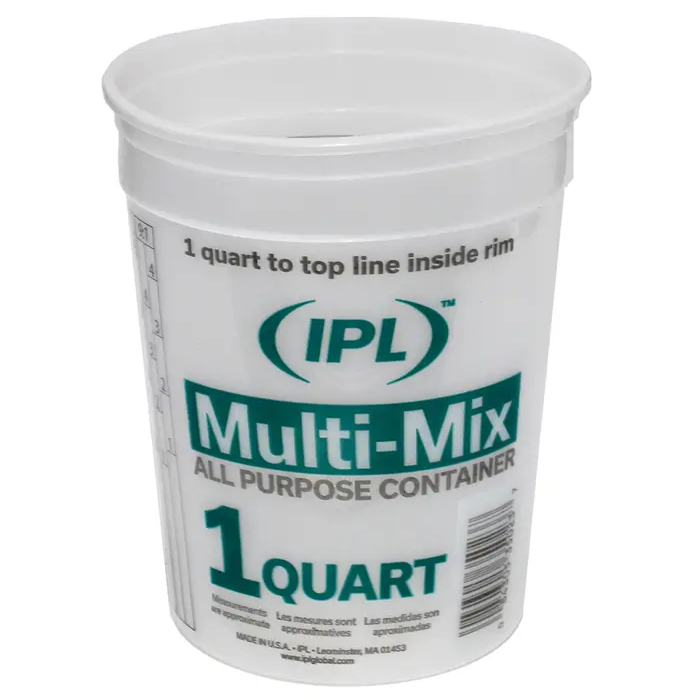 Leaktite 1 Qt. Semi-Transparent Multi-Mix All Purpose Mixing And Storage Container