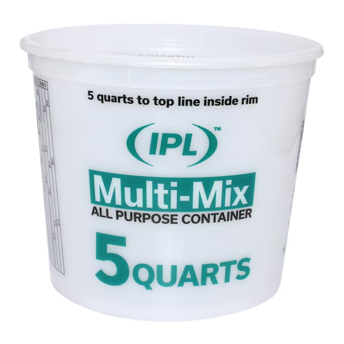 Leaktite 5 Qt. Semi-Transparent Multi-Mix All Purpose Mixing And Storage Container