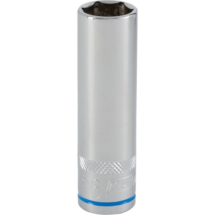 Channellock 1/2 In. Drive 16 mm 6-Point Deep Metric Socket