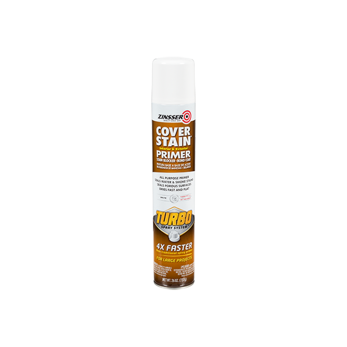ZINSSER Cover Stain Turbo Spray Primer (White) 26 oz