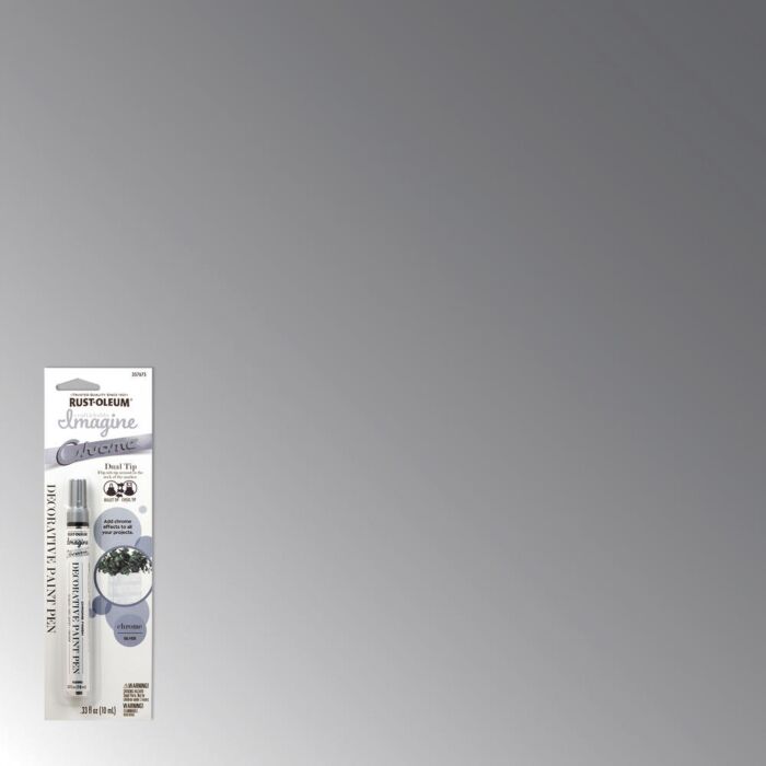 Rustoleum Imagine Craft & Hobby Paint Pen (Chrome - Silver)