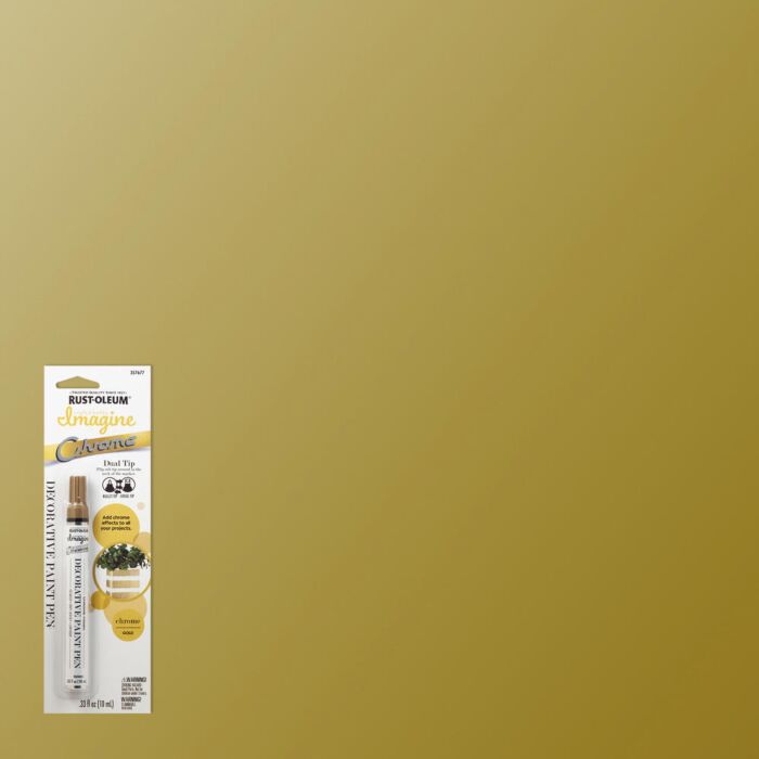 Rustoleum Imagine Craft & Hobby Paint Pen (Chrome - Gold)